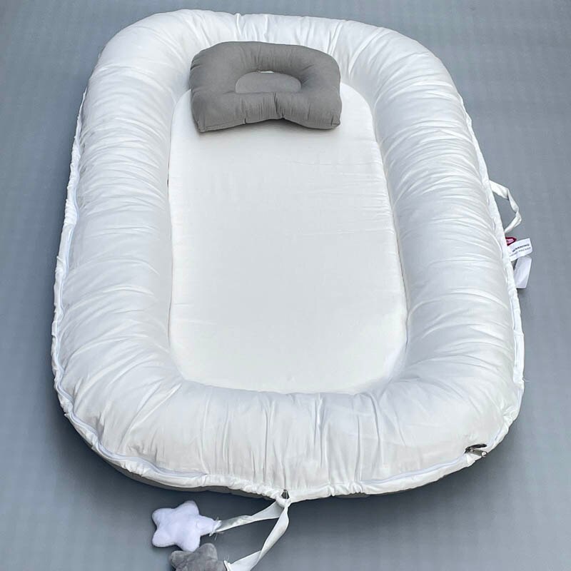 Portable Baby Crib Infant Cradle Cot Newborn Nursery Bassinet Travel Folding Baby Nest Bumper Sleeping Bed